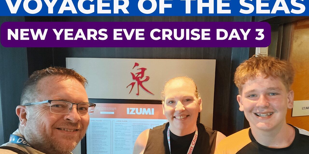 Deb & Matt Chat on YT: Tastes of Asia Mystery Trivia and 70s Disco Party on Voyager of the Seas