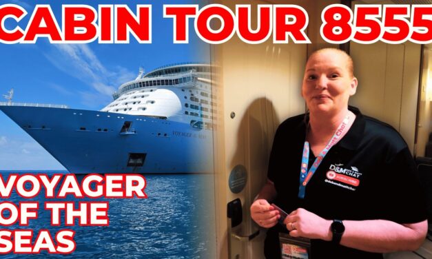 Deb & Matt Chat on YT: Voyager of the Seas Cabin 8555 Tour | Connecting to 8553