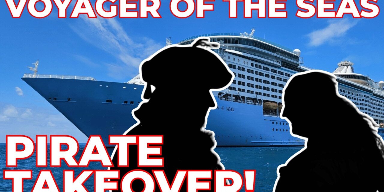 Deb & Matt Chat on YT: Our Cruise Turned Into a PIRATE PARTY! Full Day Vlog Voyager of the Seas