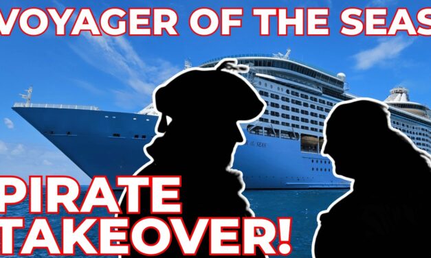 Deb & Matt Chat on YT: Our Cruise Turned Into a PIRATE PARTY! Full Day Vlog Voyager of the Seas