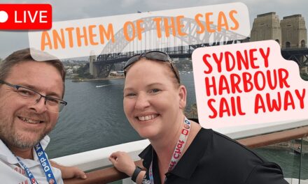 Deb & Matt Chat on YT: SYDNEY HARBOUR LIVE SAIL AWAY ANTHEM OF THE SEAS