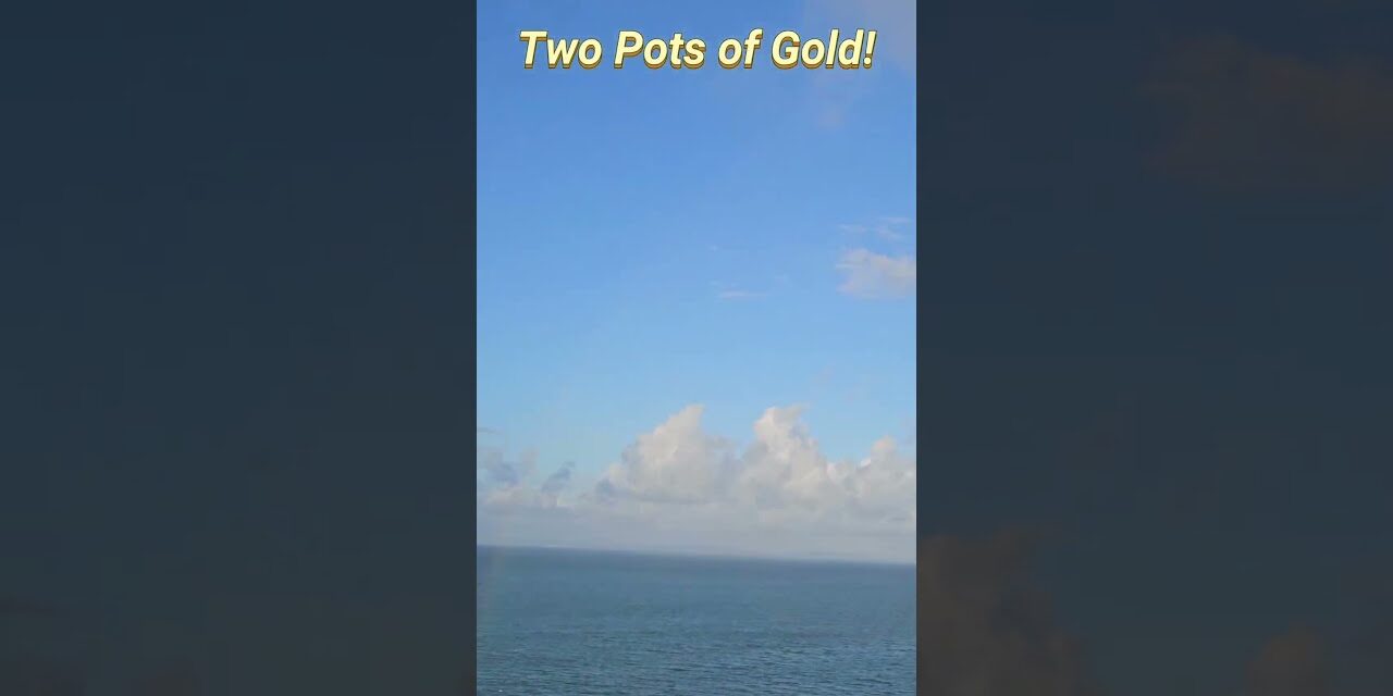 Deb & Matt Chat on YT: Are there pots of gold at the end of the rainbow? 🌈 #notjumpingin #cruise #rainbow #debandmattchat