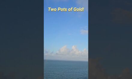 Deb & Matt Chat on YT: Are there pots of gold at the end of the rainbow? 🌈 #notjumpingin #cruise #rainbow #debandmattchat