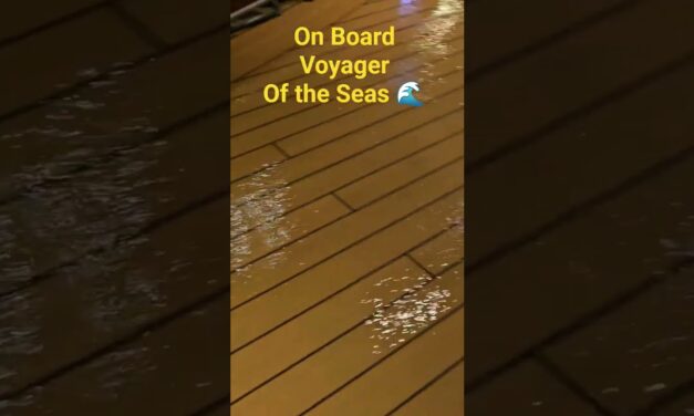 Deb & Matt Chat on YT: The deck becomes the pool #debandmattchat #voyageroftheseas