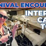 Deb & Matt Chat on YT: Carnival Encounter Cabin Tour 5236 | Interior Quad Room Review & First Impressions