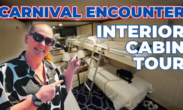 Deb & Matt Chat on YT: Carnival Encounter Cabin Tour 5236 | Interior Quad Room Review & First Impressions