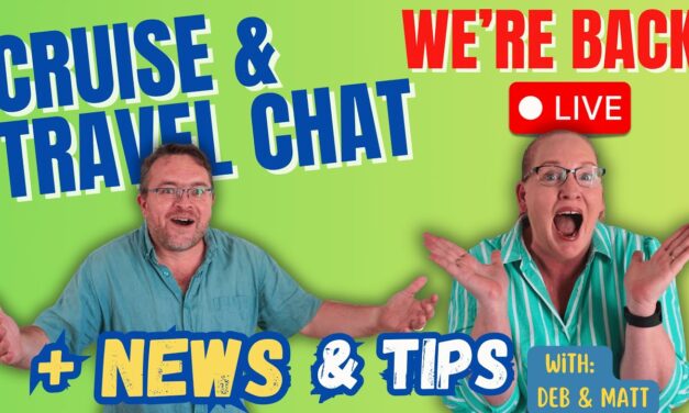 Deb & Matt Chat on YT: Cruise News LIVE 🚢 Carnival Cancels Cruises, Harmony Dry Dock & Major Ship Changes