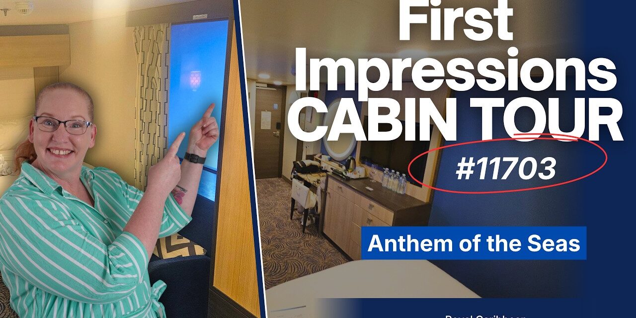 Deb & Matt Chat on YT: Anthem of the Seas Interior Cabin 11703: Full Room Tour