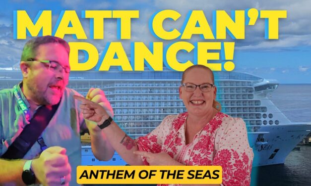 Deb & Matt Chat on YT: Matt Can’t Dance… But This Royal Caribbean Sea Day Was Brilliant!