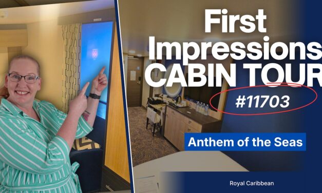 Deb & Matt Chat on YT: Anthem of the Seas Interior Cabin 11703: Full Room Tour