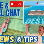 Deb & Matt Chat on YT: Cruise News LIVE 🚢 Carnival’s BIGGEST Ship Ever, Royal’s New Family Feature & Surprise Cruise!