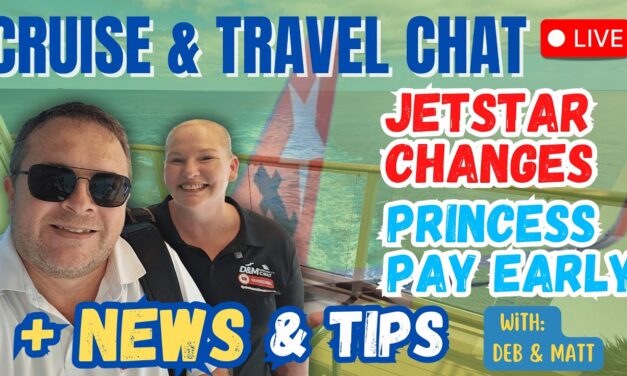 Deb & Matt Chat on YT: Cruise Industry Shakeup: Princess, Jetstar & the World’s Biggest Sailing Yacht