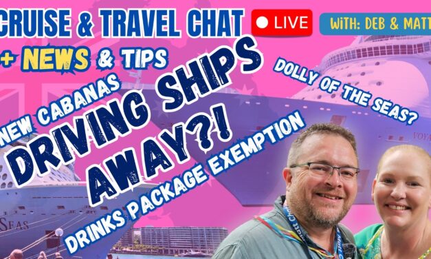 Deb & Matt Chat on YT: Cruise News LIVE 🚢 Australia Warning, Carnival Rewards + Royal Changes
