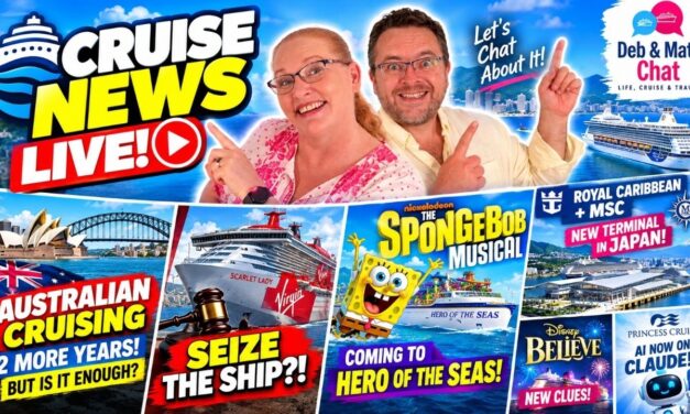Deb & Matt Chat on YT: They Tried to SEIZE Scarlet Lady?! Australian Cruising SAVED… For Now?!😳🚢 BIG Cruise News LIVE